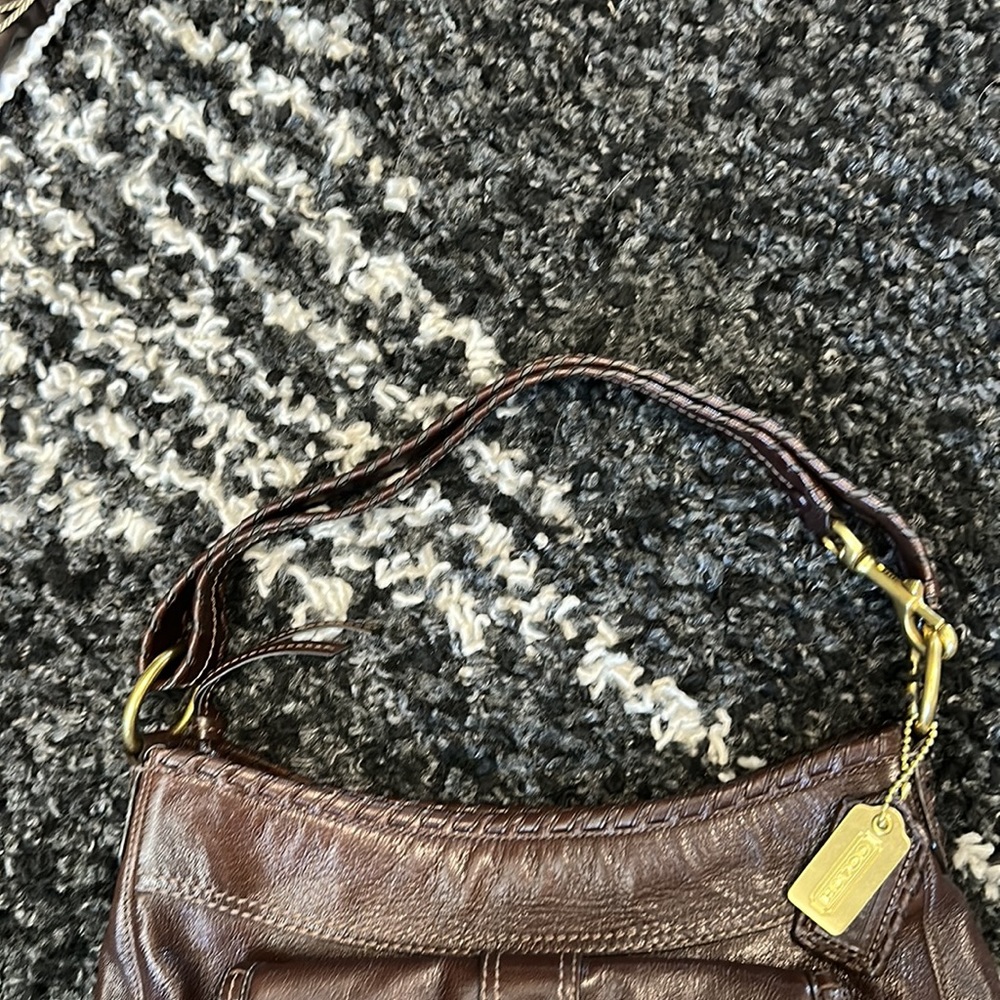 Coach Dillan shoulder bag brown leather 15435 - Picture 3 of 11